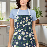 Cute Navy Blue en White Floral Daisy Schort<br><div class="desc">Cute Navy Blue en White Floral Daisy Schort</div>