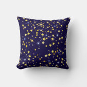 Cute Navy Blue Star Print naadloos patroon  Kussen (Voorkant)