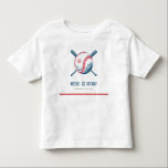 Cute Navy Red Baseball Bat Star Kids Birthday Kinder Shirts<br><div class="desc">Een Cute Boys Navy Red Baseball Bat Star Kind Collectie... het is een Elegant Simple Minimal Sketchy Illustratie van honkbalknuppels en sterren met een aangepast jaar en perfect voor je kleine sportfeesten. Het is zeer gemakkelijk om, met uw persoonlijke details aan te passen. Als u een ander bijpassend product of...</div>