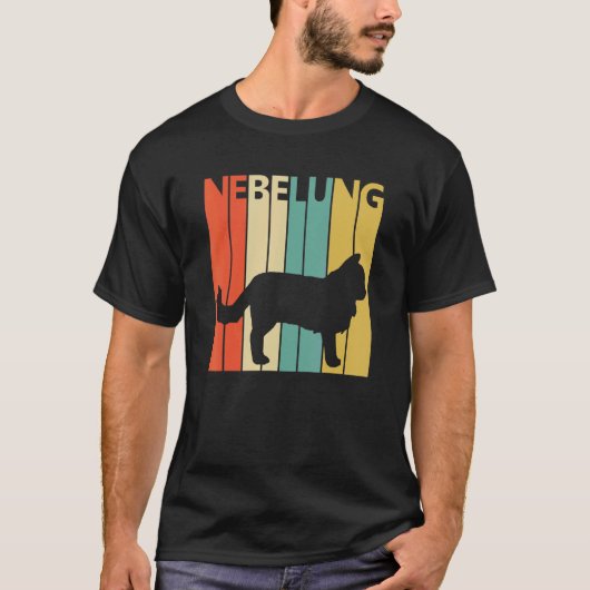 Cute Nebelung Cat T-shirt (Voorkant)