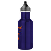 Cute need Snoep Halloween Ghost Dark Monotone Waterfles (Rechts)