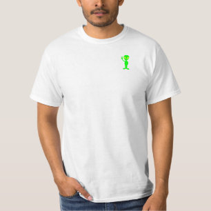 Cute Neon Alien Mannen T-Shirt
