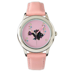 Cute Neon Fish Watch Horloge