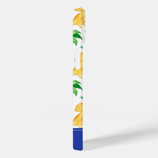 Cute Neon Waterverf Dinosaur Pattern Case-Mate iPhone Case (Achterkant / Rechts)