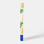 Cute Neon Waterverf Dinosaur Pattern iPhone Hoesje (Rechterkant)