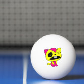 Cute Neon Zombie Kitty Cat Pingpongbal (Net)