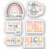 Cute Neonatale Intensive Care Unit NICU Verpleegpa Sticker (Voorkant)