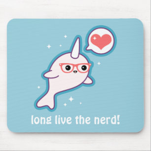 Cute Nerd Narwhal Muismat