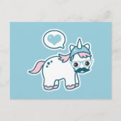 Cute Nerd Unicorn Briefkaart (Voorkant)