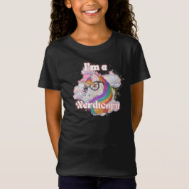 Cute Nerdicorn-ontwerp T-shirt