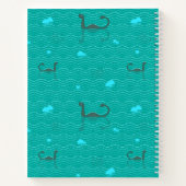 Cute Nessies Icebergs en Fish Recipbook Notitieboek (Achterkant)
