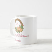 Cute nest kermas koffiemok (Voorkant links)