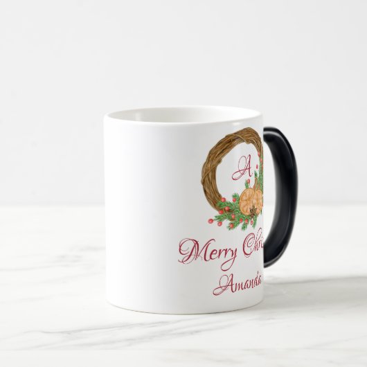 Cute nest kermas magische mok (Voorkant rechts)