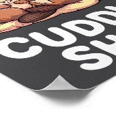 Cute Nesting Beavers This Is Our Cuddle  Poster (Hoek)