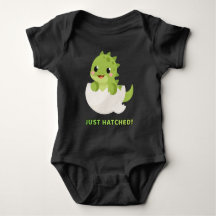 Cute Net Uitgekomen Baby Dinosaur T-Shirt