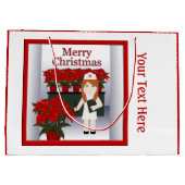 Cute Neurse 5 grote kerstcadeau Groot Cadeauzakje (Achterkant)