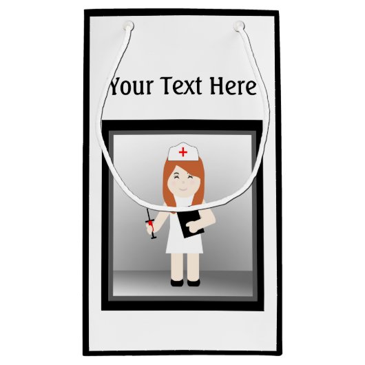 Cute Neurse 5 Med Small Bag Klein Cadeauzakje (Achterkant)