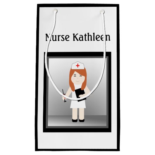 Cute Neurse 5 Med Small Bag Klein Cadeauzakje (Voorkant)