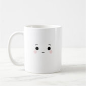 Cute Neutral Face Mug Minimal Coffee Cup Koffiemok (Links)