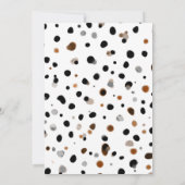 Cute  Neutral Forest Animals Baby Shower  Kaart (Achterkant)