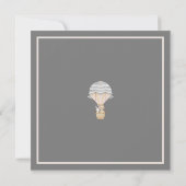 Cute Neutral Woodland Zoo Animals Baby shower Kaart (Achterkant)