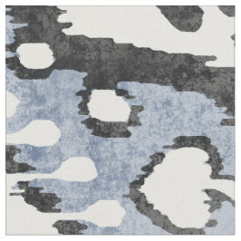 Cute neutrale grijze blauwe ikat tribale patronen stof