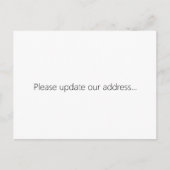 Cute New Address Announcement Briefkaart (Voorkant)