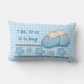 Cute New Baby Boy Pillow Kussen (Achterkant)