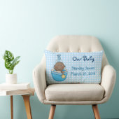 Cute New Baby Boy Pillow Kussen (Stoel)