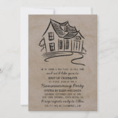 Cute New Home Housewarming Invitations Kaart (Voorkant)
