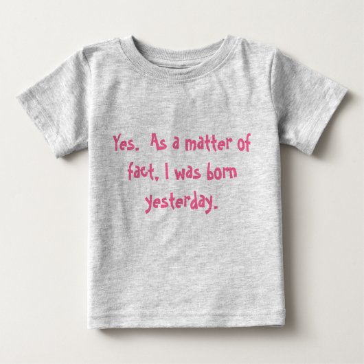 Cute Newborn Shirt (Voorkant)