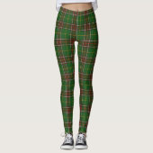 Cute Newfoundland Tartan douane-entrepot Leggings (Voorkant)