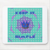 Cute Nice en Lovely Simple Royal Muismat (Voorkant)