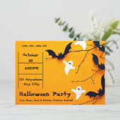 Cute Nice Halloween Party-uitnodiging Kaart (Staand voorkant)
