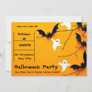 Cute Nice Halloween Party-uitnodiging Kaart