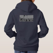 Cute Nice & ik hou van Baseball met compassie Hoodie (Achterkant)