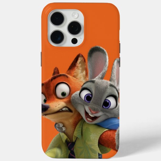 Cute Nick en Judy Zootopia Illustratie Case-Mate iPhone Case (Achterkant)