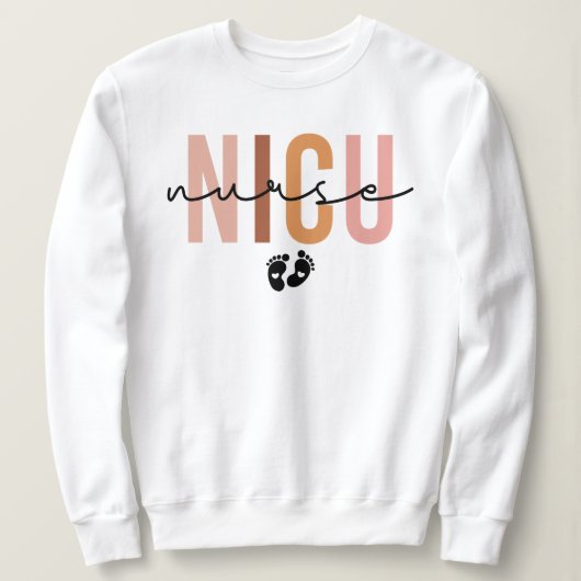 Cute Nicu Nurse Design, Cadeau for NICU Nurse Trui (Design voorkant)