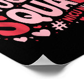 Cute Nicu Nurse Valentines Day Snuggle Squad Neona Poster (Hoek)