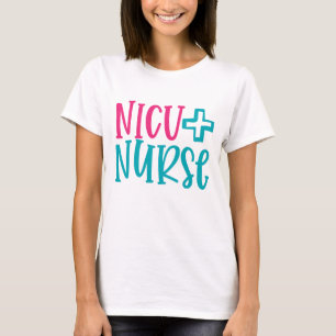 Cute NICU Nurse word art T-shirt
