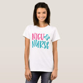 Cute NICU Nurse word art T-shirt (Voorkant volledig)