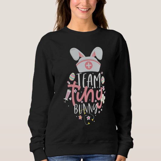 Cute Nicu Picu L D Zurse Paasdag Team Tiny Bunn Trui (Voorkant)