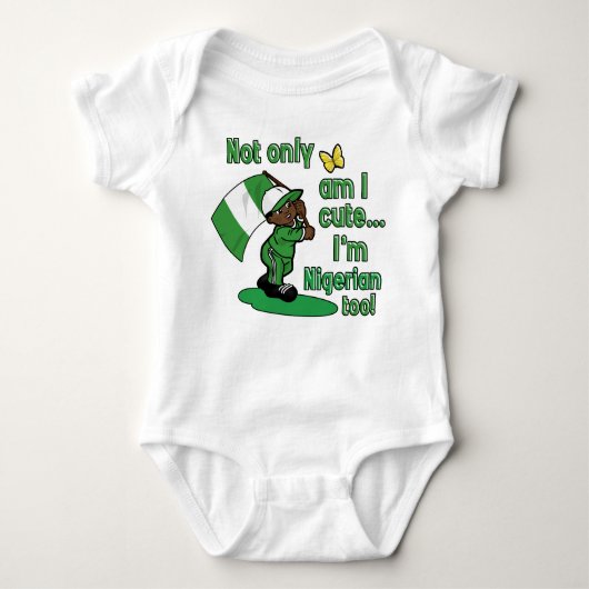 Cute Nigerian baby design Romper (Voorkant)