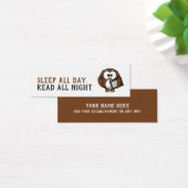 Cute Night Owl Bladwijzer Mini Visitekaartjes (Bureau)