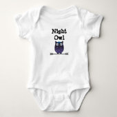 Cute Night Owl Bodysuit voor baby's (Voorkant)