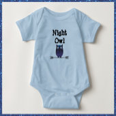 Cute Night Owl Bodysuit voor baby's