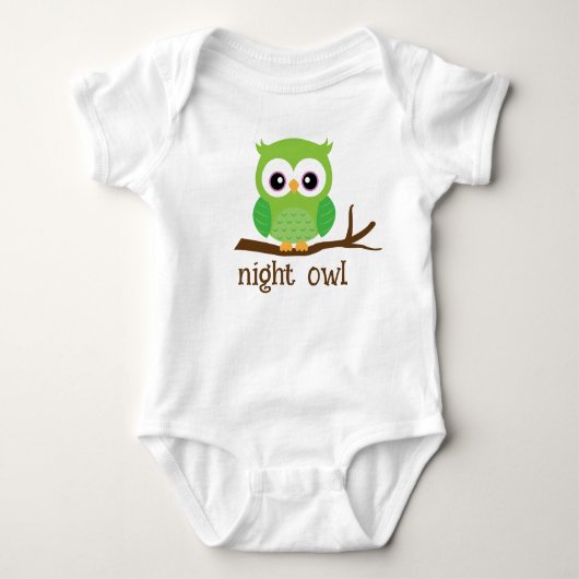 Cute Night Owl Romper (Voorkant)