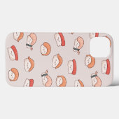 Cute Nigiri Sushi Naadloos Patroon Case-Mate iPhone Case (Achterkant (horizontaal))