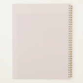 Cute Nigiri Sushi Seamless Pattern Planner (Achterkant)