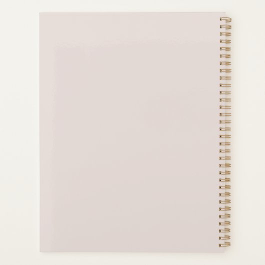 Cute Nigiri Sushi Seamless Pattern Planner (Achterkant)